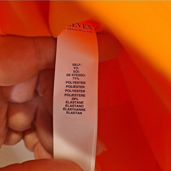 ELEVEN by Venus Williams Power Midi Tank in Nectarine XS - Picture 7 of 8